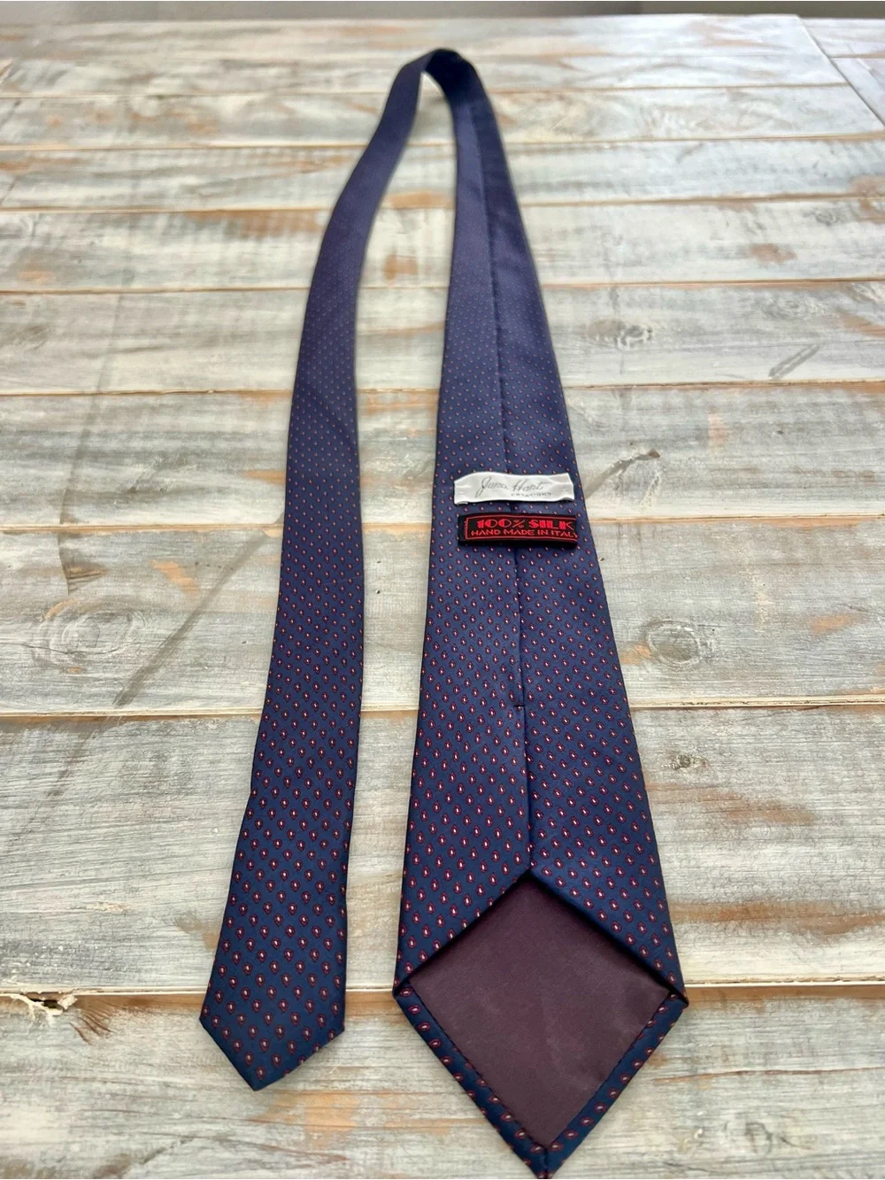 Vintage Juro Hart Creations 100% Silk Tie – Made in Italy